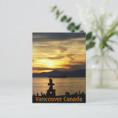 Vancouver Souvenir Postkarten Inukshuk Sehenswürdi (Stehend Vorderseite)
