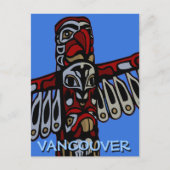 Vancouver Souvenir Postkarten Totem Pole Sehenswür (Vorderseite)