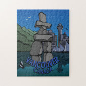 Vancouver Souvenir Puzzle Einzigartiger Vancouver (Vertikal)