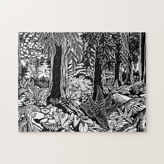 Vancouver Souvenir Puzzle Stanley Park Forest (Horizontal)
