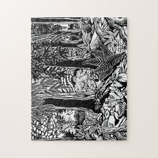 Vancouver Souvenir Puzzle Stanley Park Forest (Vertikal)