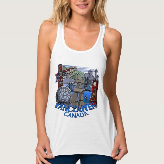 Vancouver Souvenir Shirts - Tank Tops für Frauen (Vorderseite)