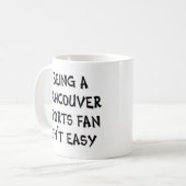 Vancouver-Sportfan, zu sein Kaffeetasse (Vorderseite Links)