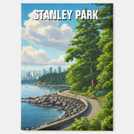 Vancouver Stanley Park Canada Travel Magnet