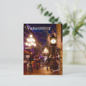 Vancouver Steamclock Souvenir Postkarte (Stehend Vorderseite)