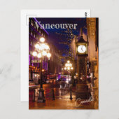Vancouver Steamclock Souvenir Postkarte (Vorne/Hinten)