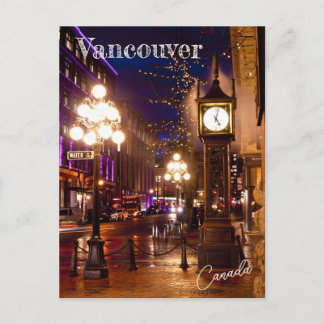 Vancouver Steamclock Souvenir Postkarte