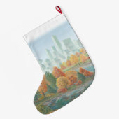 Vancouver Strumpf Vancouver Weihnachtsfest Strumpf Großer Weihnachtsstrumpf (Rückseite (Hängend))