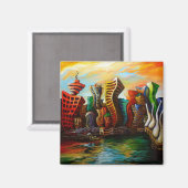 Vancouver Sunrise Magnet (Vorderseite/Rückseite)