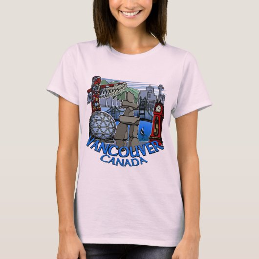 Vancouver T - Shirt Souvenir Bio Vancouver Shirt (Vorderseite)