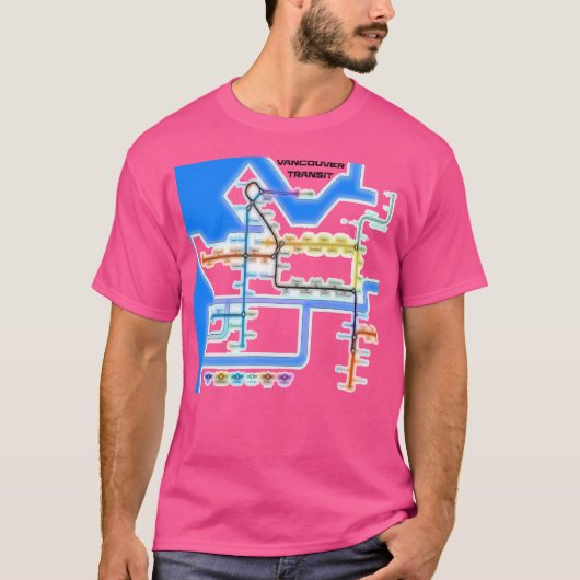 Vancouver Transitnetz T-Shirt (Vorderseite)