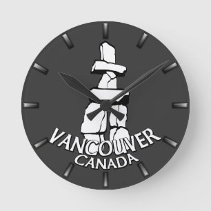 Vancouver-Uhr-Geschenke Dekor Vancouver-Wanduhr Runde Wanduhr