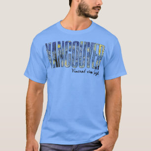 Vancouver Van Gogh Starry Night Art Vincent Van Go T-Shirt