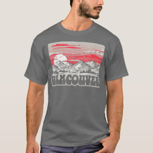 Vancouver Vintag Achtzigergebirge Retro Graphic T-Shirt