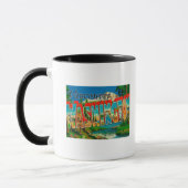 Vancouver, Washington - Große Briefszenen Tasse (Links)