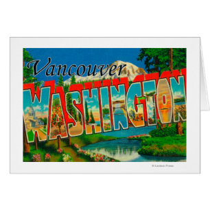 Vancouver, Washington - große Buchstabe-Szenen