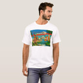 Vancouver, Washington - große Buchstabe-Szenen T-Shirt (Vorne ganz)