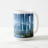 Vancouver Washington Mountain Escape Kaffeetasse (VorderseiteRechts)