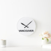 VANCOUVER WELTWEIT TIMEZONE CLOCK SET RUNDE WANDUHR (Zuhause)