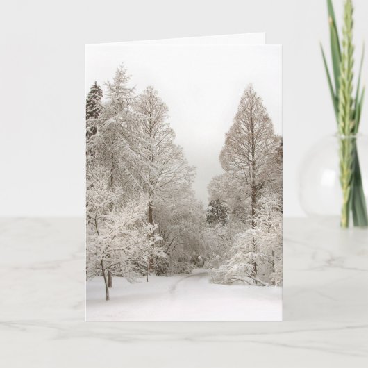 Vancouver Winter Cards Print Canada Souvenir Karte (Vorderseite)