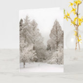 Vancouver Winter Cards Print Canada Souvenir Karte (Gelbe Blume)