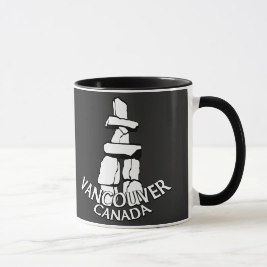 Vancouvers Kaffeetasse-Tassen u. Gläser BC Kanada Tasse (Rechts)