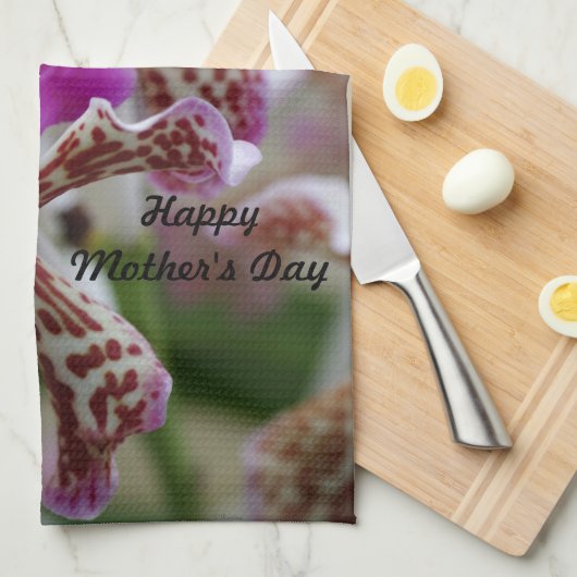 Vanda Orchid Geschirrtuch (Viertel Falte)