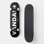 VANDAL Skateboard Generic on Black (Vorderseite)