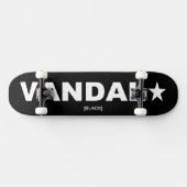 VANDAL Skateboard Generic on Black (Horizontal)