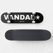 VANDAL Skateboard Generic on Black (Horizontal)