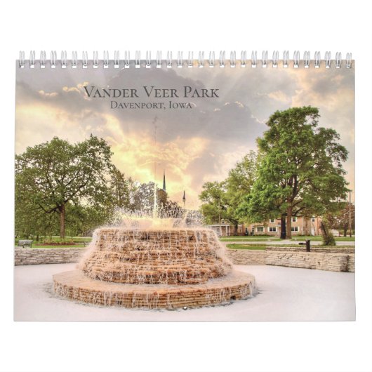 Vander Veer Park Davenport Iowa Kalender (Titelbild)