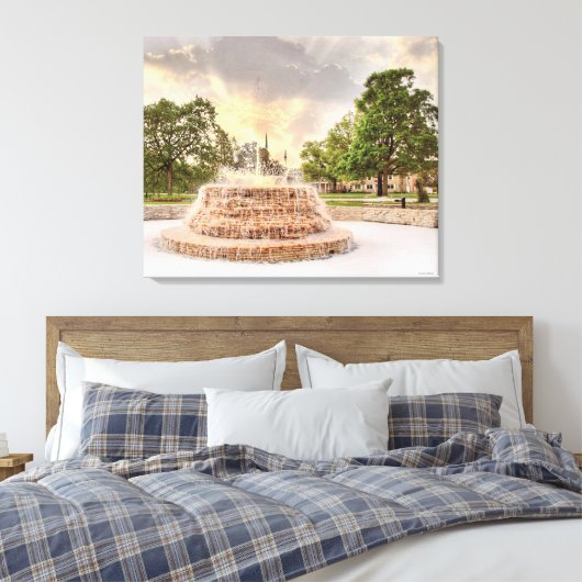 Vander Veer Park Davenport Iowa Leinwand (Insitu (Schlafzimmer))