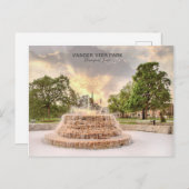 Vander Veer Park Davenport Iowa Postcard Postkarte (Vorne/Hinten)
