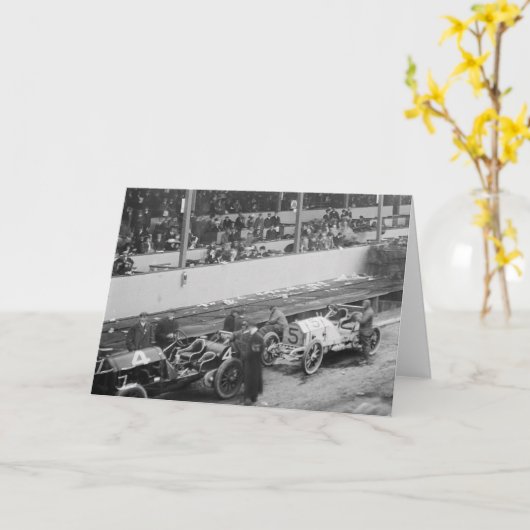 Vanderbilt Cup, 1908 Karte (Gelbe Blume)