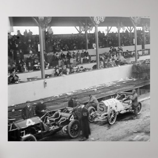 Vanderbilt Cup: 1908 Poster (Vorne)