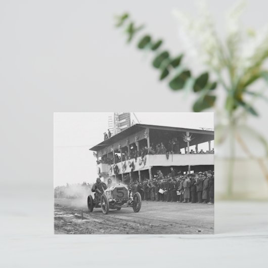 Vanderbilt Cup Auto Race, 1908 Postkarte (Stehend Vorderseite)
