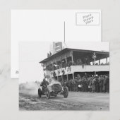 Vanderbilt Cup Autorennen, 1908 Postkarte (Vorne/Hinten)