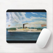 Vanderbilt-Dampfschiff 1847 Mousepad (Mit Mouse)