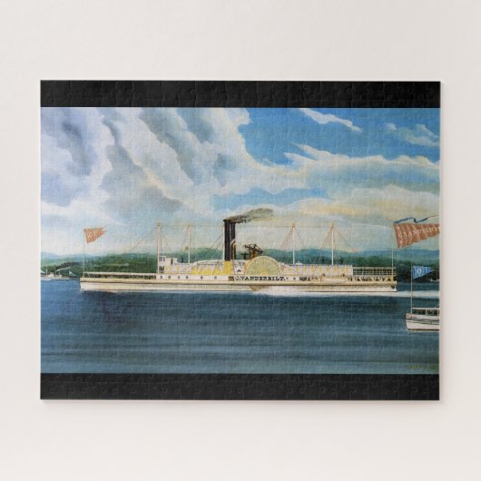 Vanderbilt-Dampfschiff 1847 Puzzle (Horizontal)
