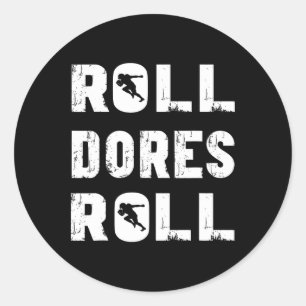 Vanderbilt Football Roll Dores Roll Runder Aufkleber