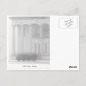 Vanderbilt-Herrenhaus im Winter Postkarte (Rückseite)