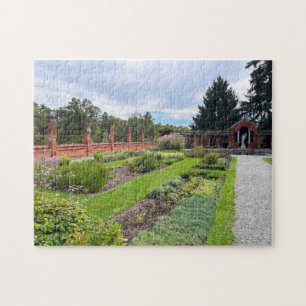 Vanderbilt Mansion Gardens in Hyde Park NY Puzzle