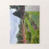 Vanderbilt Mansion Gardens in Hyde Park NY Puzzle (Vertikal)