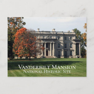 Vanderbilt Mansion National Historic Site, NY Postkarte