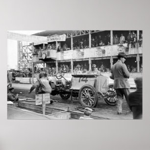 Vanderbilt Schalen-Rennwagen: 1910 Poster