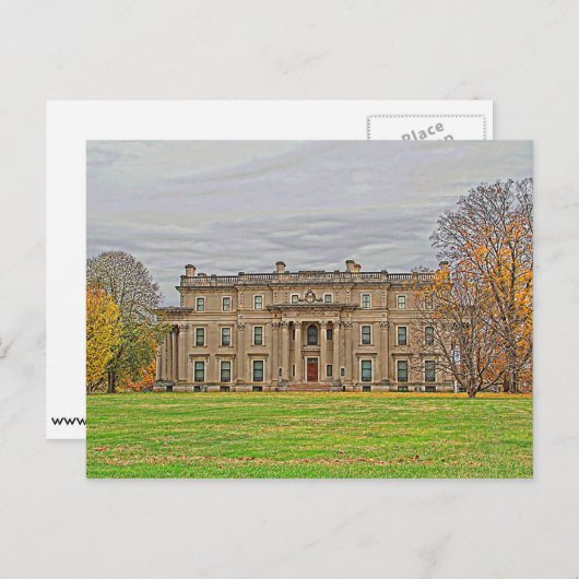 Vanderbuild Mansion Postkarte (Vorne/Hinten)