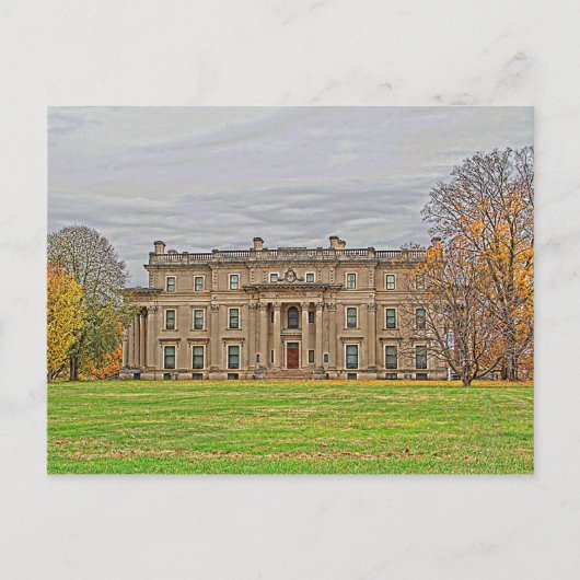 Vanderbuild Mansion Postkarte (Vorderseite)