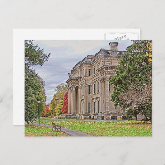 Vanderbuild Mansion Postkarte (Vorne/Hinten)