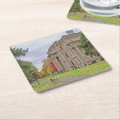 Vanderbuilt Villa Rechteckiger Pappuntersetzer (angewinkelt)