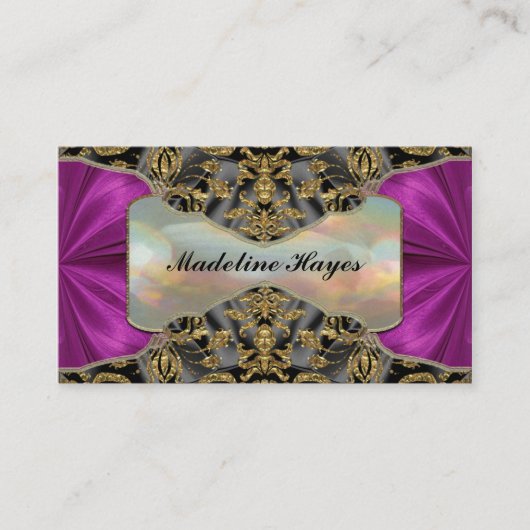 Vanderdise Baroque 2" Elegante Beruflich Visitenkarte (Vorderseite)